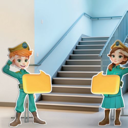 2 מתקני שילוט מתקפלים + חייל וחיילת האור בחיתוך צורני במתנה!